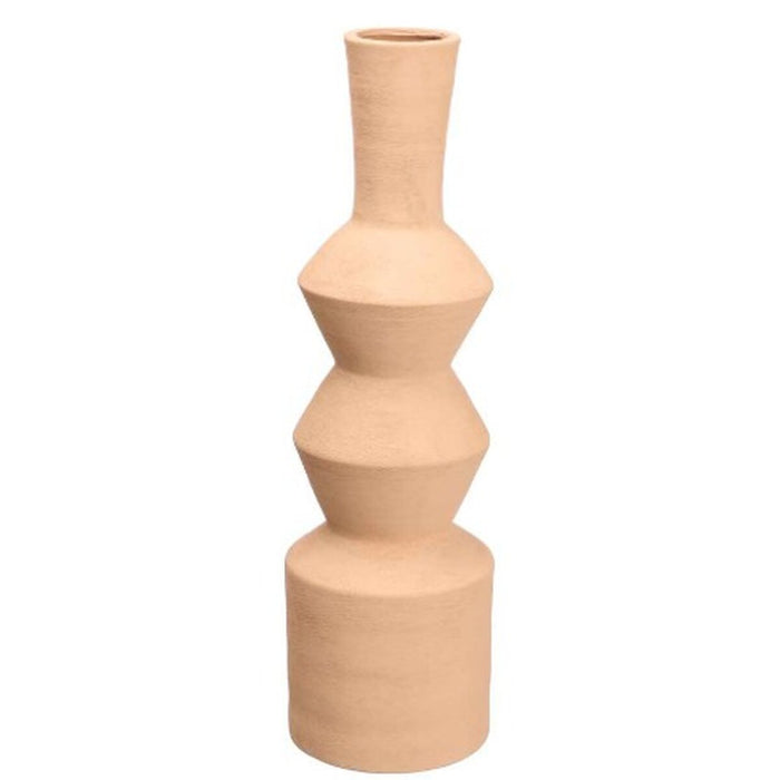 Vase Gift Decor 20028-CLS Brun Keramik Geometri 15 x 60 x 15 cm