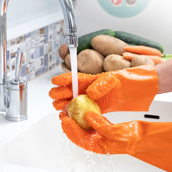 Handsker til Rengøring af Frugt og Grøntsager Glinis InnovaGoods