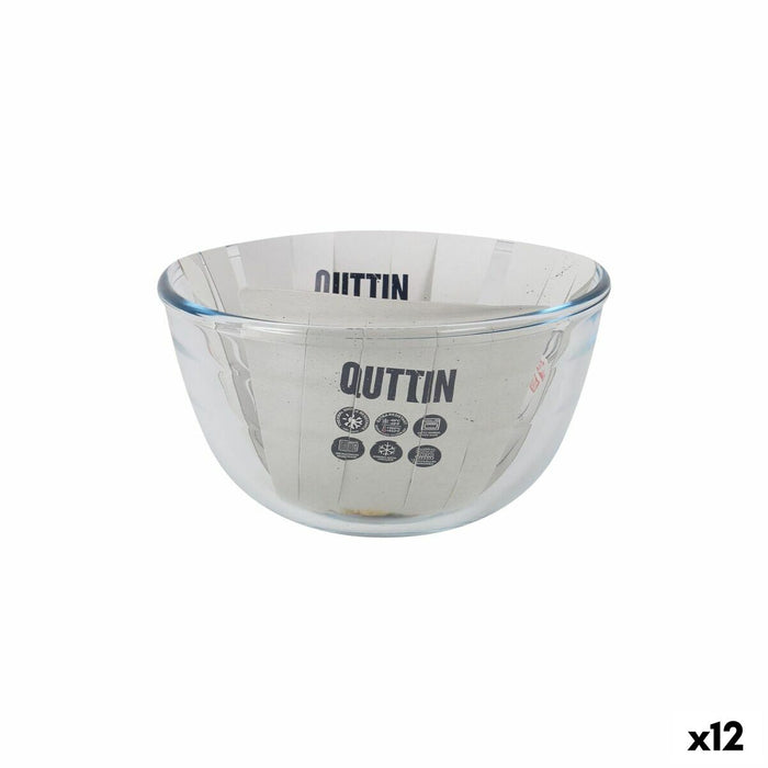 Skål La Mediterránea Quttin Glas 1,1 L 17 x 17 x 10 cm (12 enheder)