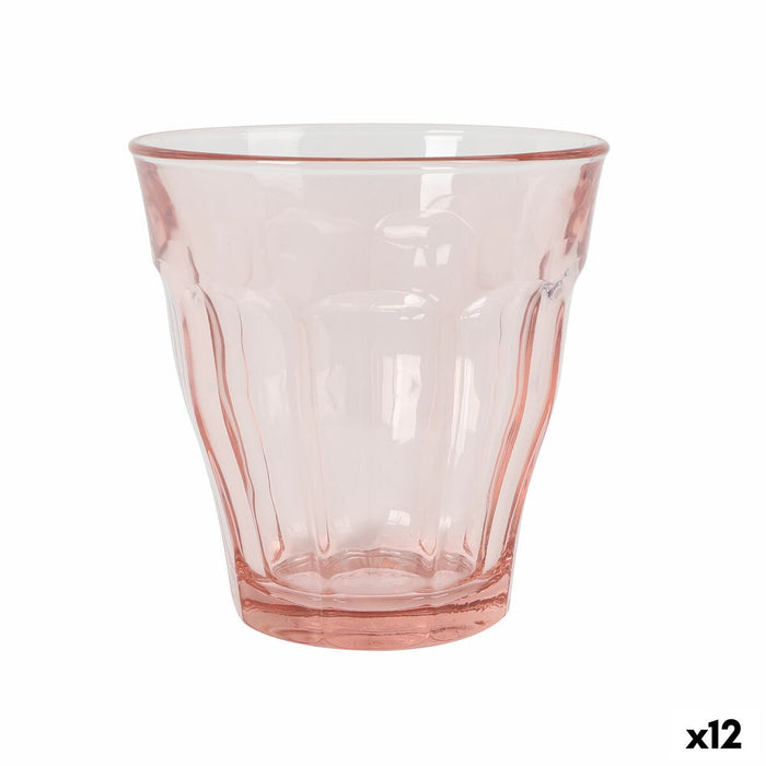 Glassæt Duralex Picardie Pink 250 ml 4 Dele (12 enheder)