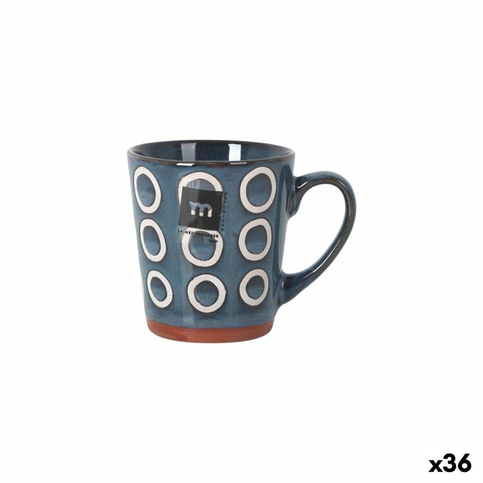 Krus La Mediterránea Almudena Blå 200 ml (36 Enheder)