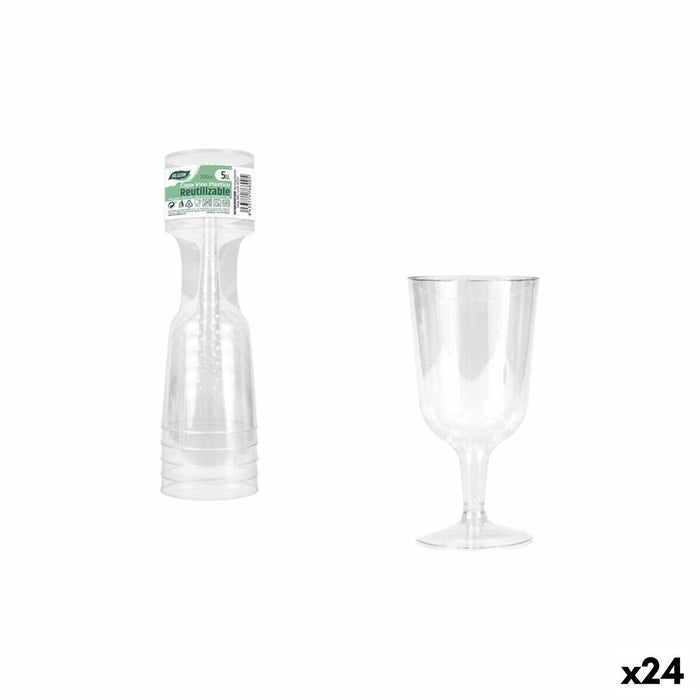 Vinglas Algon 200 ml 5 Dele (24 enheder)
