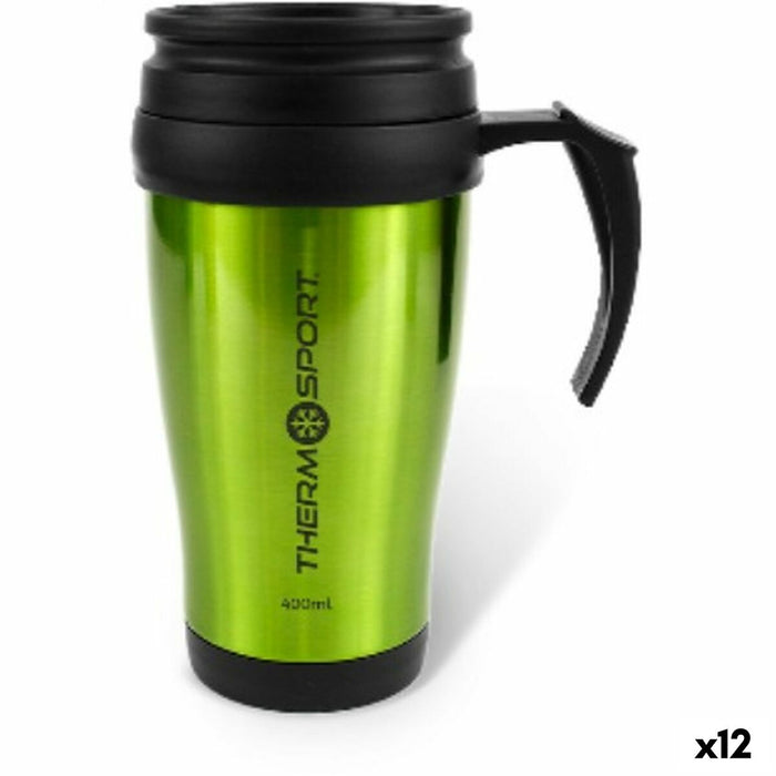 Termokop med låg ThermoSport 400 ml (12 enheder)