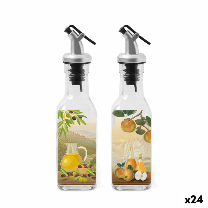 Sæt til krydderier Anna Gennemsigtig Sølvfarvet Glas ABS 170 ml 5 x 5 x 20 cm 2 Dele (24 enheder)