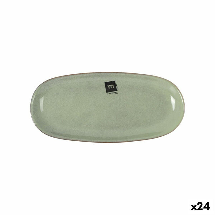 Køkkenspringvand La Mediterránea Macarella green Oval 25 x 12 x 2,2 cm (24 enheder)