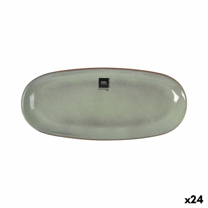 Køkkenspringvand La Mediterránea Macarella green Oval 29 x 13,5 x 2,4 cm (24 enheder)