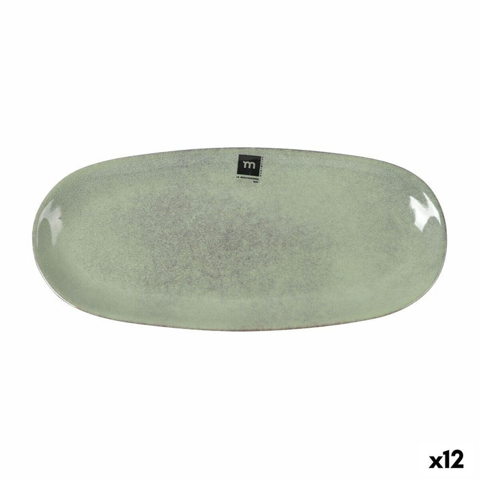 Køkkenspringvand La Mediterránea Macarella green Oval 33 x 14,8 x 2,7 cm (12 enheder)