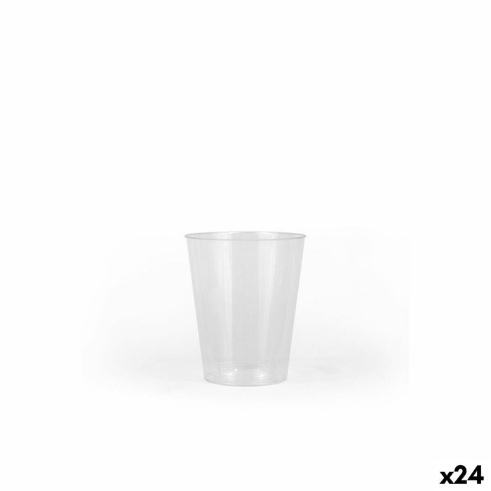 Glassæt Algon Plastik 210 ml 7 Dele (24 enheder)