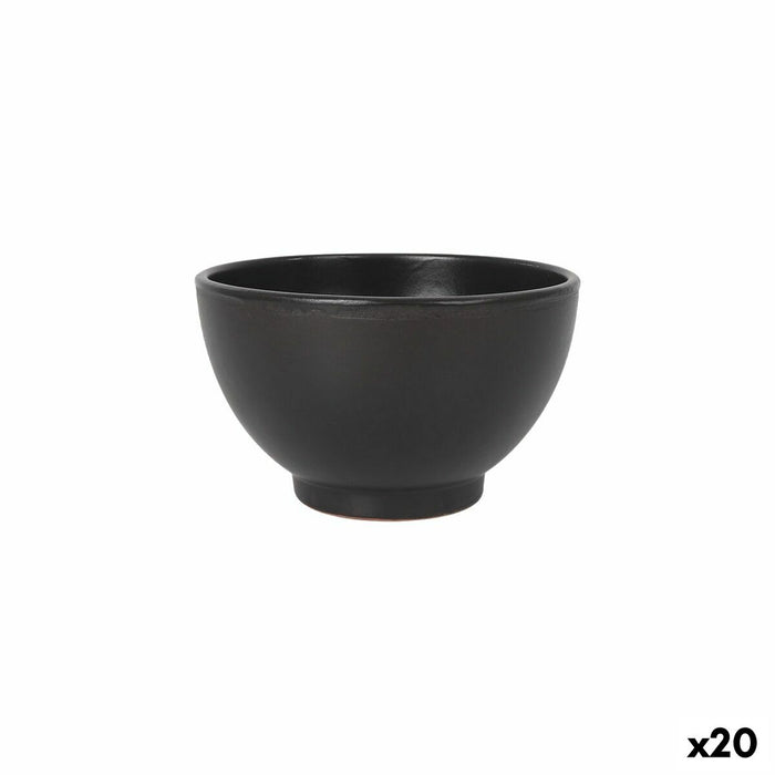 Skål Azofra Sort 15 x 15 x 9 cm (20 enheder)