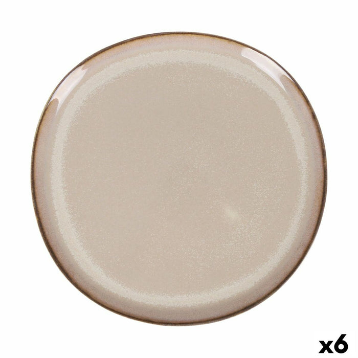 Desserttallerken Duomo Beige Ø 21 cm (6 enheder)
