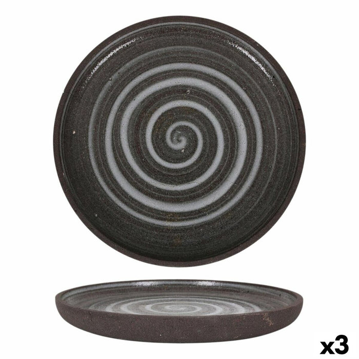 Flad Plade Krakatoa Ø 30 cm (3 enheder)