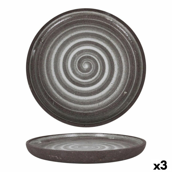 Flad Plade Krakatoa Ø 27 cm (3 enheder)