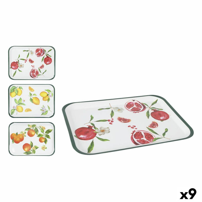 Bakke La Mediterránea 42 x 31 cm Frugter 9 enheder