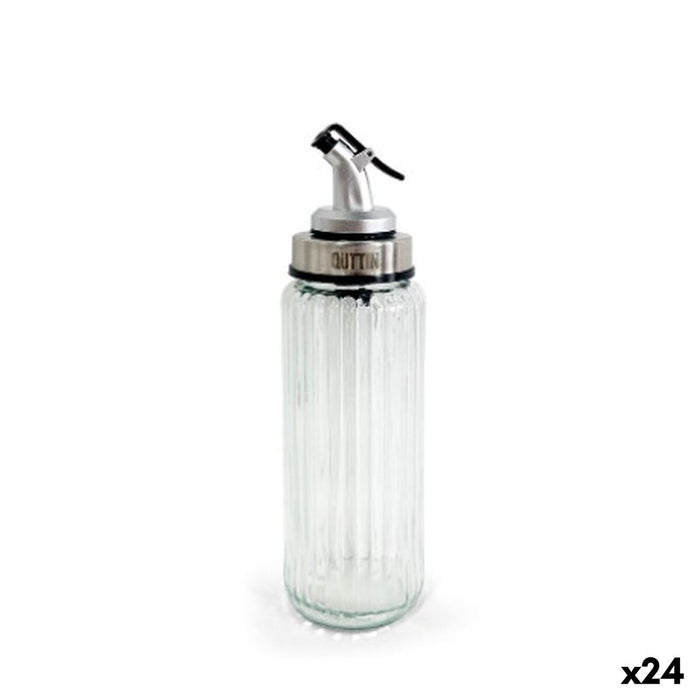 Flakon Quttin OTTICO Gennemsigtig Sølvfarvet Glas 250 ml (24 enheder)
