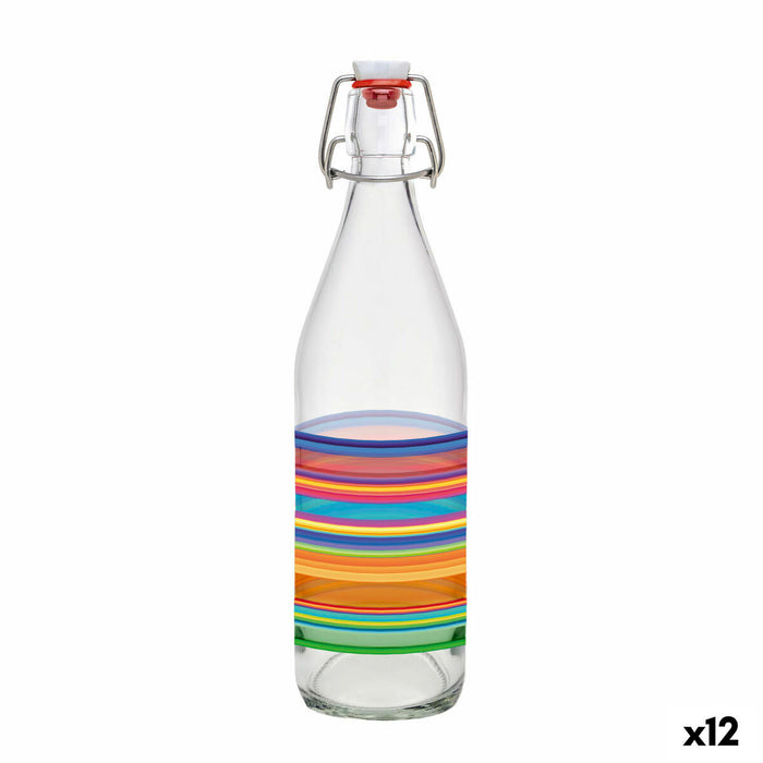 Glasflaske La Mediterránea Glas 1 L (12 enheder)