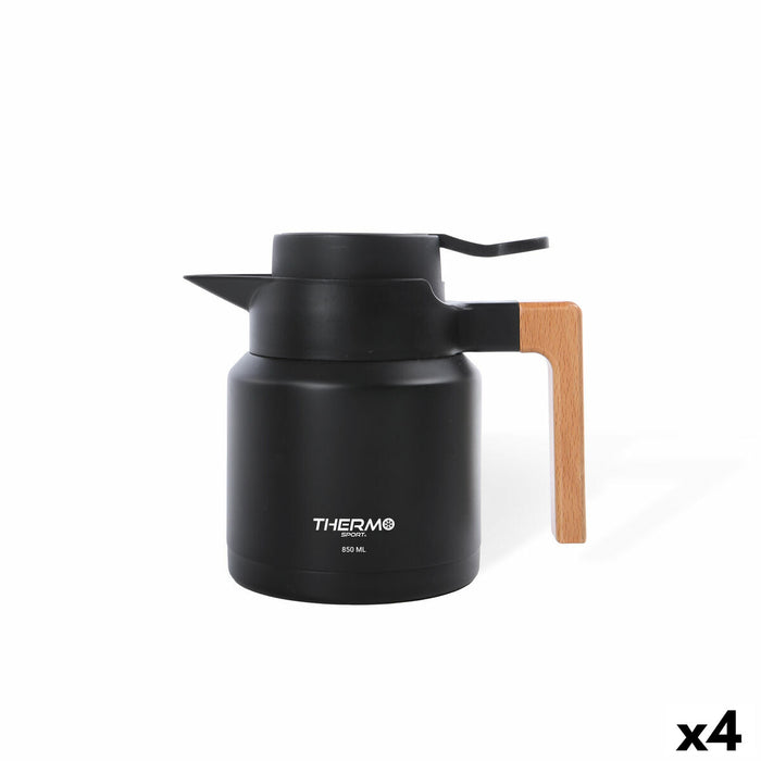 Termokande ThermoSport Sort 850 ml (4 enheder)