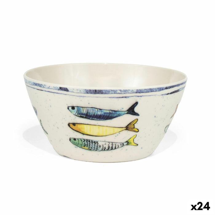 Skål La Mediterránea Peixe 15 x 8 cm (24 enheder)