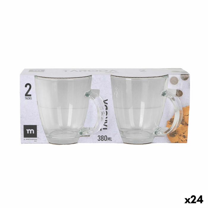 Glassæt La Mediterránea Taroda 380 ml 2 Dele (24 enheder)