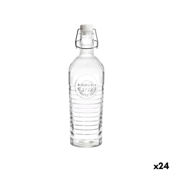 Glasflaske La Mediterránea Gennemsigtig Glas 500 ml (24 enheder)
