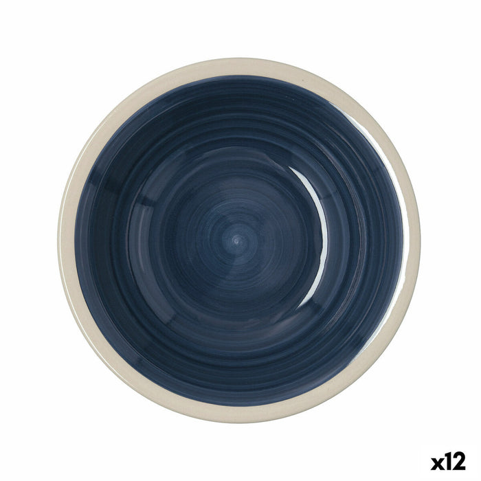 Dyb tallerken Quid Baltic Beige Keramik Ø 21,5 cm (12 enheder)