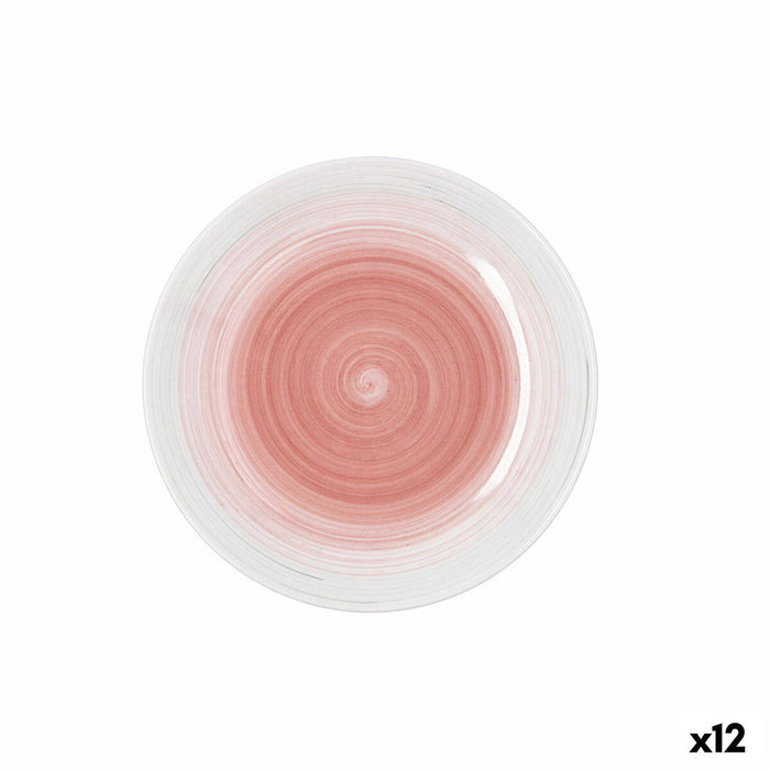 Desserttallerken Quid Velvet Pink Keramik Ø 19 cm (12 enheder)