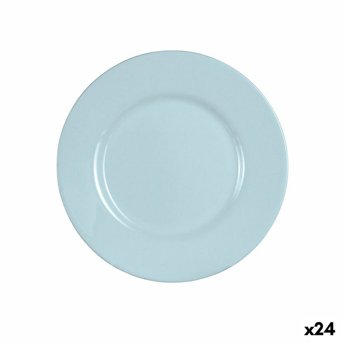 Desserttallerken Luminarc Plumi Paradise Blå Glas Ø 19 cm (24 enheder)