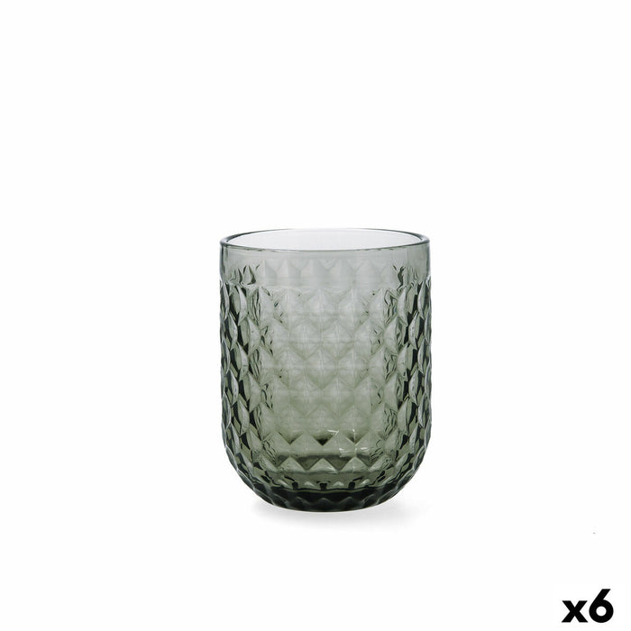 Vandglas Bidasoa Elite Grå Glas 260 ml (6 enheder)