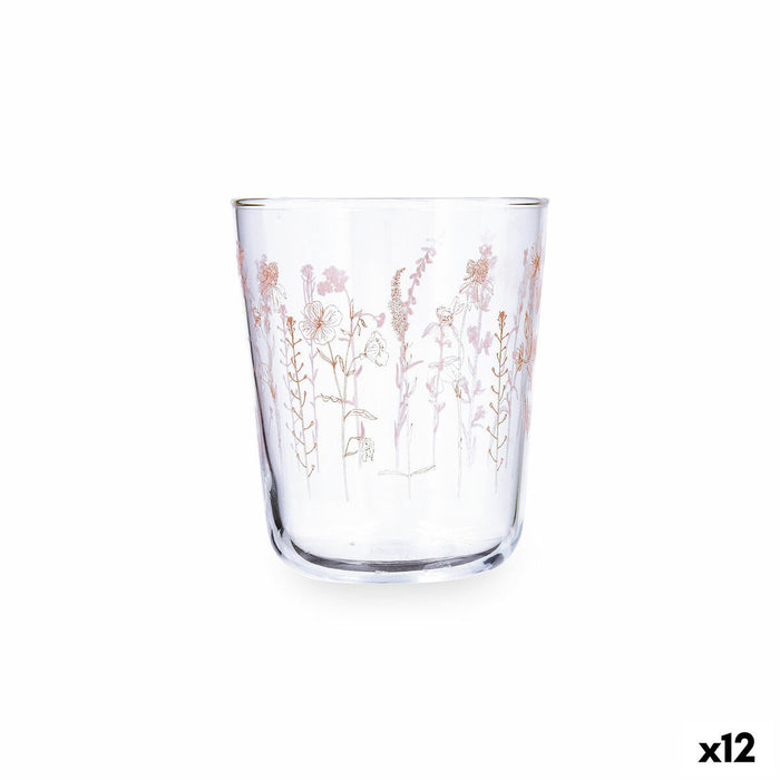 Vandglas Quid Velvet Pink Glas 310 ml (12 enheder)