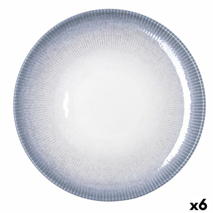Pizzatallerken Bidasoa Lea Hydrozero Hvid Keramik Ø 30 cm (6 enheder)