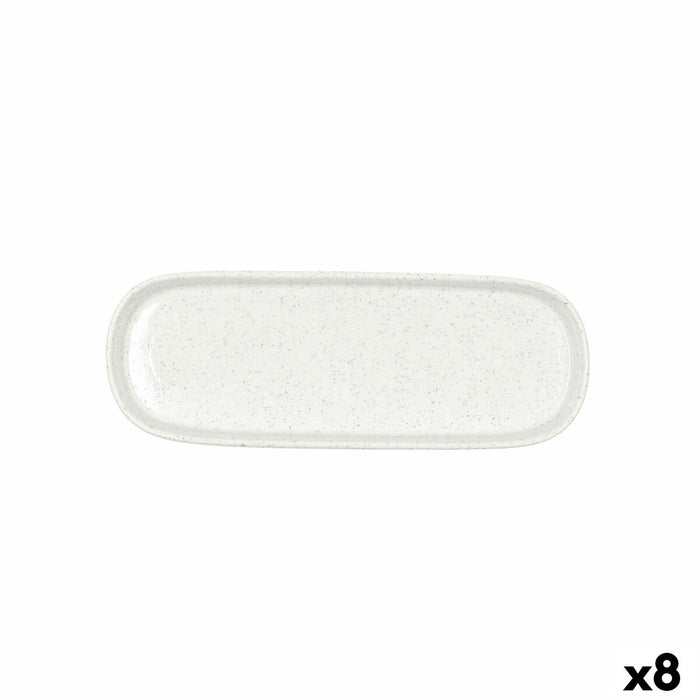 Snack bakke Bidasoa Elite Hvid 22 x 8 x 25 cm (8 enheder)