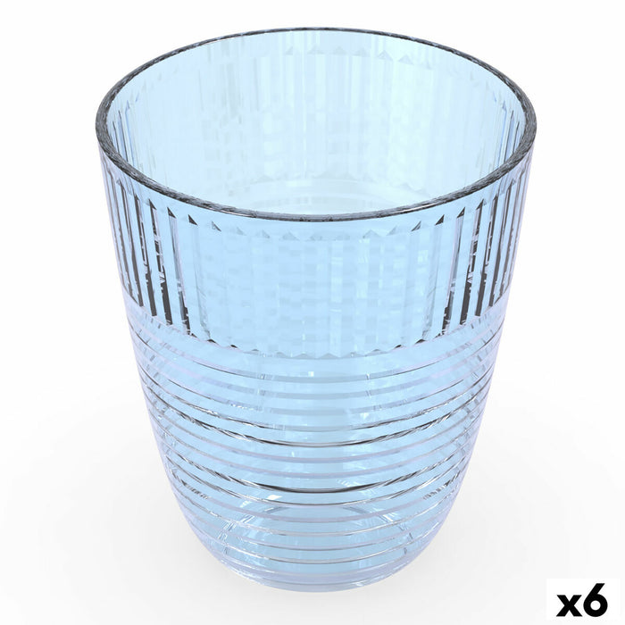 Vandglas Luminarc Concepto Blå Glas 310 ml (6 enheder)