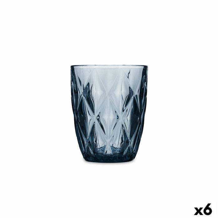 Glas Quid Maia Blå Glas 280 ml (6 enheder)
