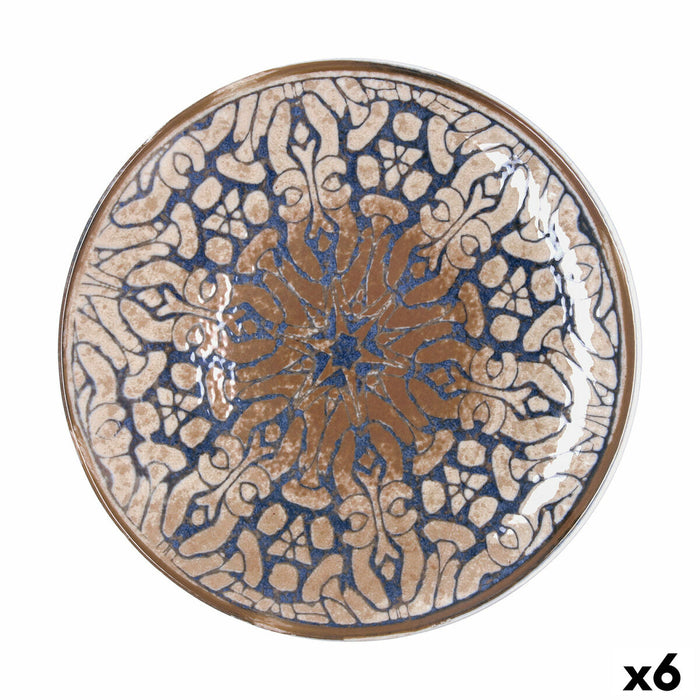 Pizzatallerken Bidasoa Deneb Hydrozero Brun Keramik Ø 30 cm (6 enheder)