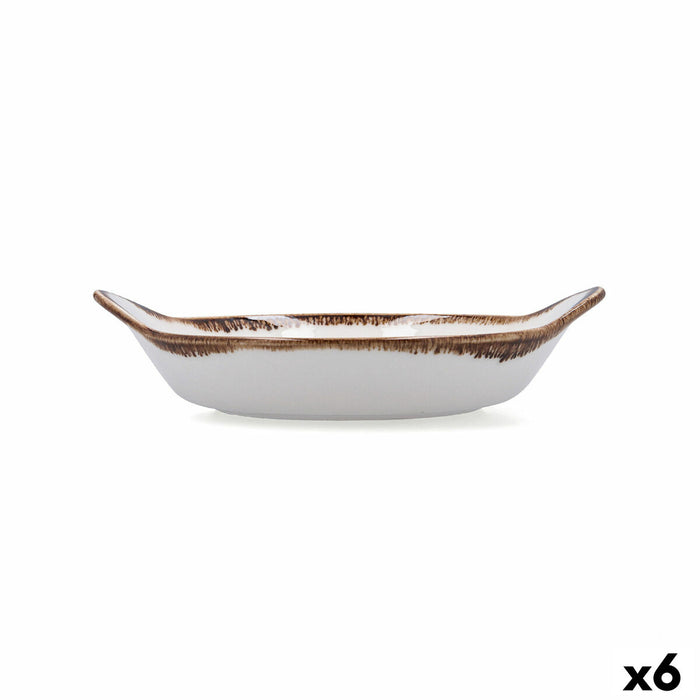 Snack bakke Bidasoa Orion Hydrozero Hvid Ø 19 cm (6 enheder)