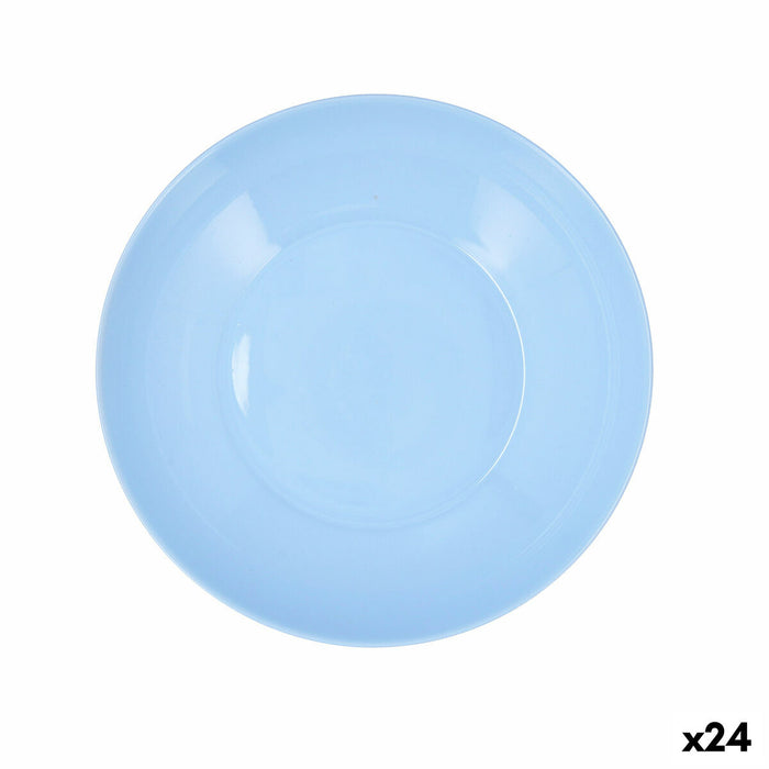 Dyb tallerken Luminarc Apy Paradise Blå Glas Ø 20 cm (24 enheder)