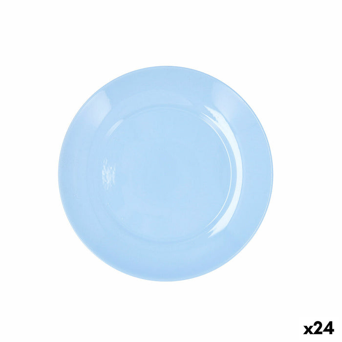 Desserttallerken Luminarc Apy Paradise Blå Glas Ø 18 cm (24 enheder)
