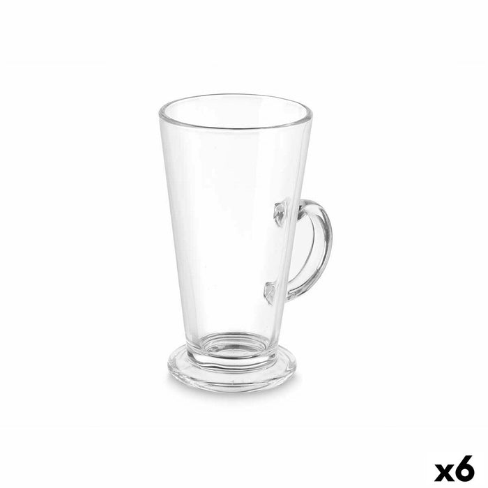 Vinglas Vivalto CAFE LATTE Gennemsigtig Glas 280 ml (6 enheder)