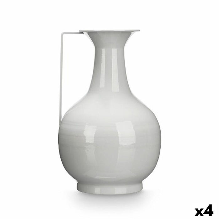 Vase Gift Decor Grå Jern Krogla 24 x 38 x 14,8 cm (4 enheder)