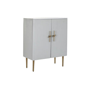 Supplerende møbler DKD Home Decor BAR Gylden Hvid Jern Mangotræ (85 x 45 x 110 cm)