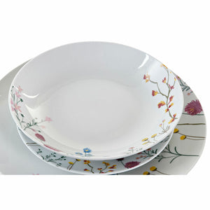Madlavningssæt DKD Home Decor Cvetlice Porcelæn (18 pcs)