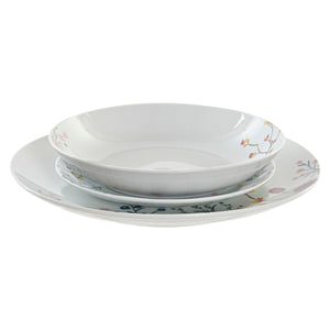 Madlavningssæt DKD Home Decor Cvetlice Porcelæn (18 pcs)