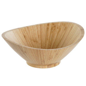 Skål DKD Home Decor Natur Bambus 24,6 x 22,5 x 9,5 cm