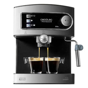 Hurtig manuel kaffemaskine Cecotec Power Espresso 20 1,5 L 850W Sort Rustfrit stål