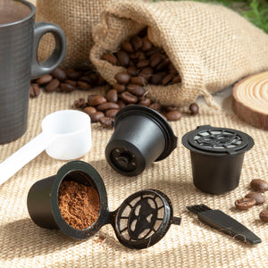 Sæt med 3 genanvendelige kaffekapsler Recoff InnovaGoods