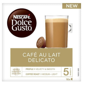 Kaffekapsler Nescafé Dolce Gusto Au Lait Delicato (16 uds)
